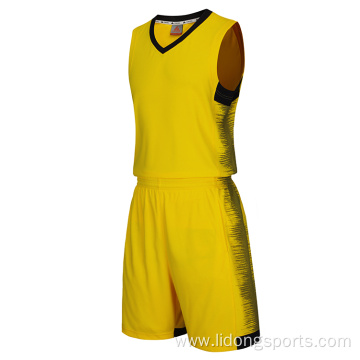 High Quality 100% Polyester Fashionable Basketball Jerseys